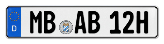 H-Kennzeichen MB online bestellen