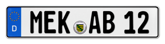 Autokennzeichen Mittlerer ErzgebirgsKreis