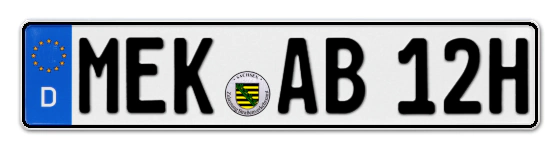 H-Kennzeichen MEK online bestellen