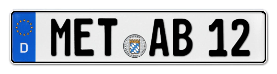 Autokennzeichen MEllrichstadT