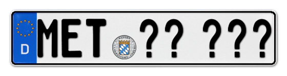 Wunschkennzeichen Mellrichstadt reservieren