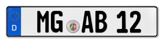Autokennzeichen MönchenGladbach