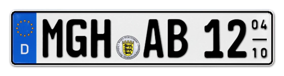 Saisonkennzeichen MGH für MerGentHeim online bestellen