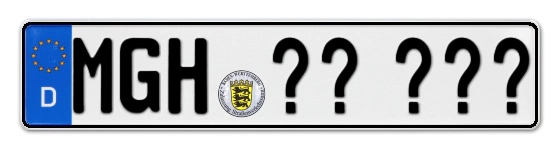 Wunschkennzeichen Mergentheim reservieren