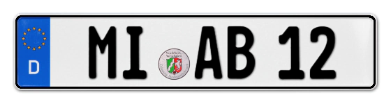 Autokennzeichen MInden