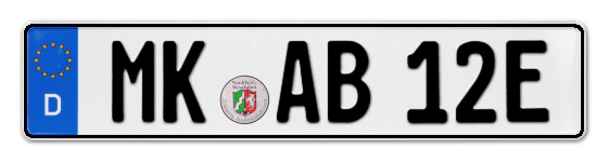E-Kennzeichen Märkischer Kreis online bestellen