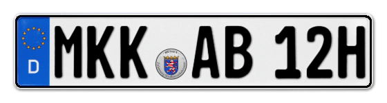 H-Kennzeichen MKK online bestellen