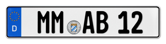 Autokennzeichen MemMingen