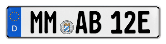 E-Kennzeichen MemMingen online bestellen