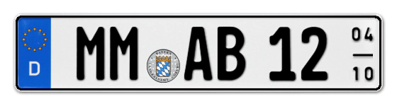 Saisonkennzeichen MM für MemMingen online bestellen