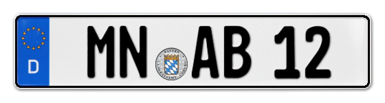 Autokennzeichen MiNdelheim