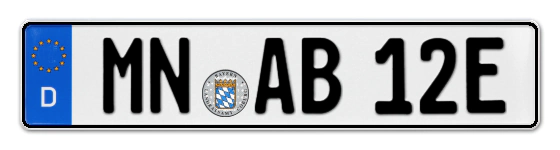 E-Kennzeichen MiNdelheim online bestellen