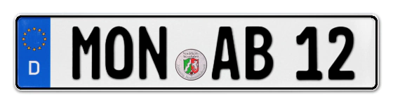 Autokennzeichen MONschau