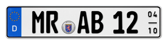 Saisonkennzeichen MR für MaRburg online bestellen