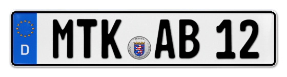 Autokennzeichen Main-Taunus-Kreis