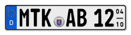 Saisonkennzeichen MTK für Main-Taunus-Kreis online bestellen