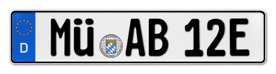 E-Kennzeichen MÜhldorf online bestellen