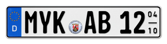 Saisonkennzeichen MYK für MaYen, Koblenz online bestellen