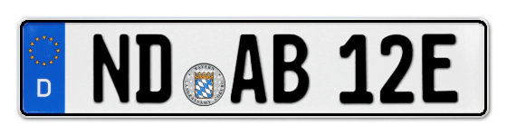 E-Kennzeichen Neuburg an der Donau online bestellen