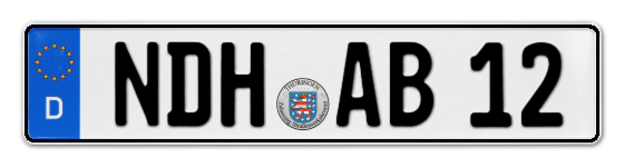 Autokennzeichen NorDHausen
