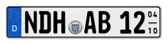 Saisonkennzeichen NDH für NorDHausen online bestellen