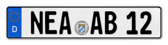 Autokennzeichen NEustadt an der Aisch