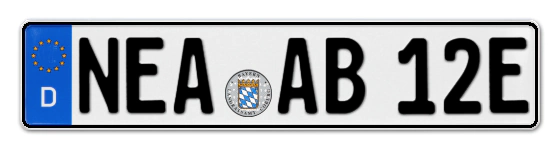 E-Kennzeichen NEustadt an der Aisch online bestellen