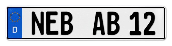 Autokennzeichen NEBra