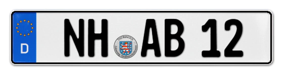 Autokennzeichen NeuHaus