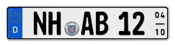 Saisonkennzeichen NH für NeuHaus online bestellen
