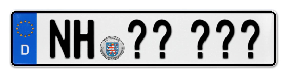 Wunschkennzeichen Neuhaus reservieren