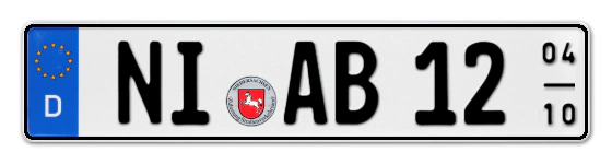 Saisonkennzeichen NI für NIenburg online bestellen