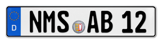 Autokennzeichen NeuMünSter
