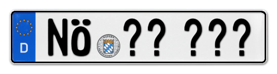 Wunschkennzeichen NÖrdlingen reservieren