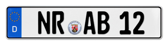 Autokennzeichen Neuwied am Rhein