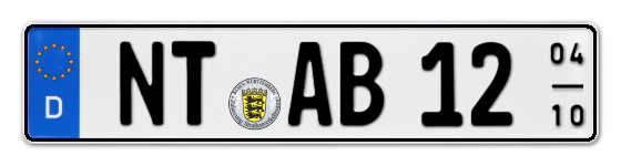Saisonkennzeichen NT für NürTingen online bestellen