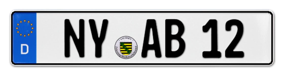 Autokennzeichen NieskY