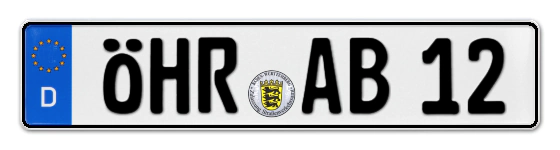 Autokennzeichen ÖHRingen