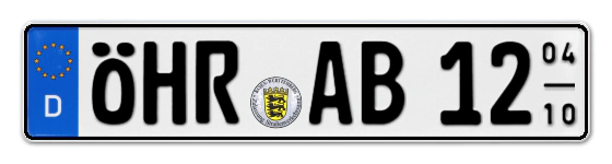 Saisonkennzeichen ÖHR für ÖHRingen online bestellen
