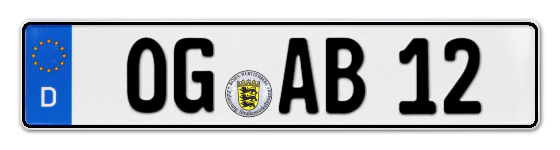 Autokennzeichen OffenburG