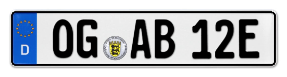 E-Kennzeichen OffenburG online bestellen