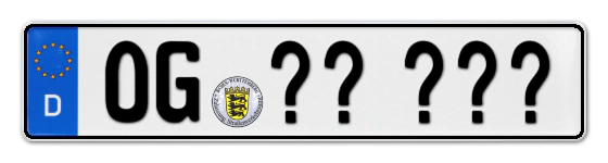 Wunschkennzeichen Offenburg reservieren