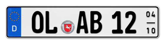 Saisonkennzeichen OL für OLdenburg online bestellen