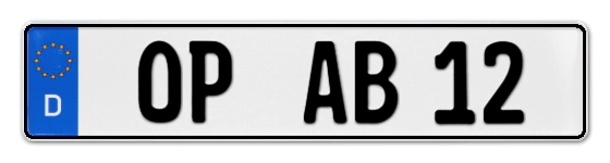 Autokennzeichen OPladen