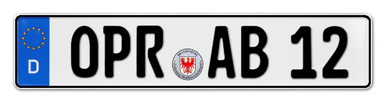 Autokennzeichen OstPrignitz, Ruppin