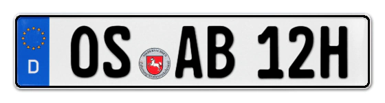 H-Kennzeichen OS online bestellen