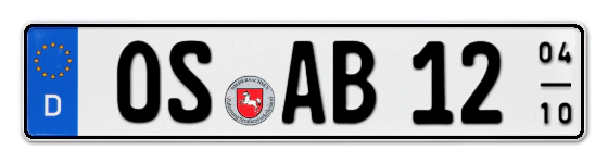 Saisonkennzeichen OS für OSnabrück online bestellen