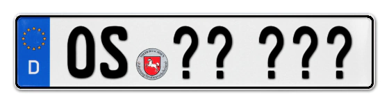 Wunschkennzeichen Osnabrück reservieren