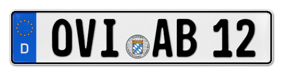 Autokennzeichen OberVIechtach