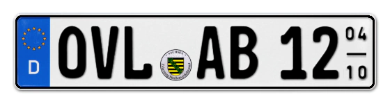Saisonkennzeichen OVL für OberVogtLand online bestellen